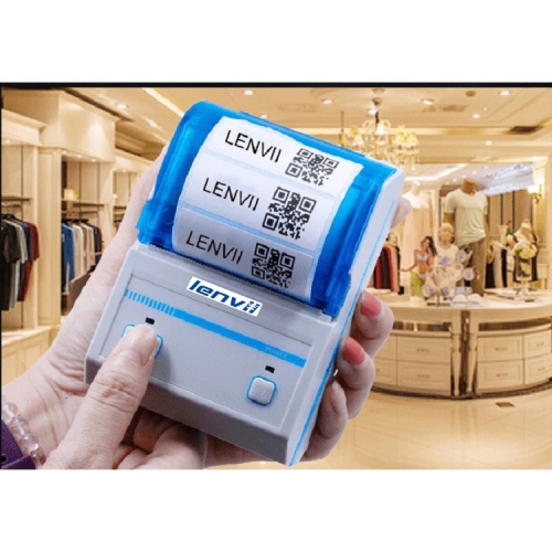 2in/58mm Portable  Barcode Label Printer USB and Bluetooth for Mobile phone IOS, Andriod, PC | LENVII P16L