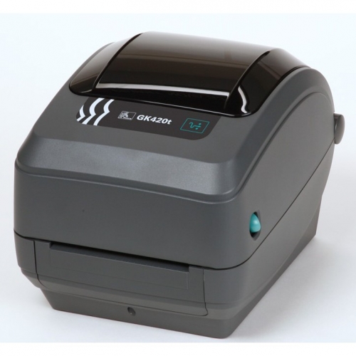 Zebra GK420t 4in/120mm Thermal Transfer Desktop Printer for Labels, Receipts, Barcodes, Tags, and Wrist Bands ,USB Port Connectivity